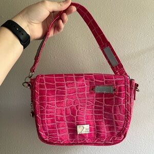 Joy Rider Tour De Joy Hot Pink Reflective Bicycle Handlebar Bag Purse Pouch